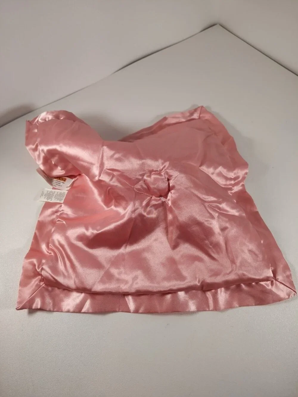 Cloud Island Pink Flamingo Security Blanket Lovey Satin Trim Plush Baby Toy Soft